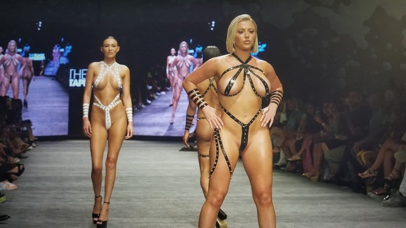 Several Slo Mo Model walks from Blacktape Project Runway Fashion