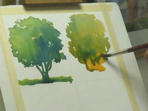 Watercolor Lessons Tree Techniques 2, Frank M.