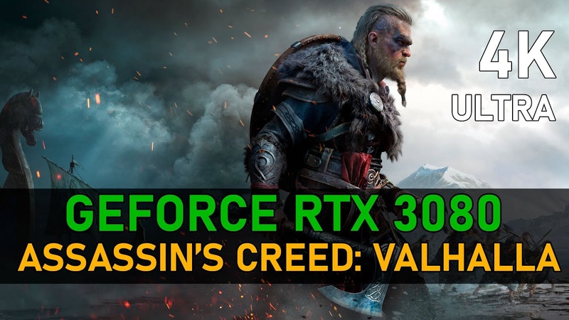 Assassins Creed: Valhalla, RTX 3080, 4 K