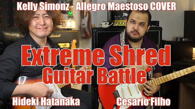 SHRED COLLAB feat Hideki Hatanaka | Cesario Filho [ Allegro Maestoso - Kelly Simonz ]