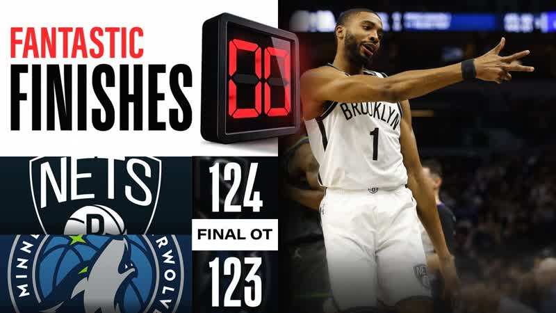WILD OT ENDING Nets vs Timberwolves, March 10,