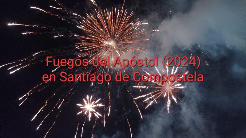 Fuegos del Apóstol (2024) en Santiago de