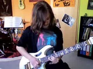 Yasi Hofer playing Building The Church by Steve Vai