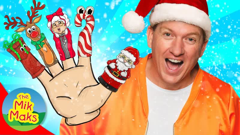 Christmas Finger Family Song, Kids Songs Nursery Rhymes, The Mik