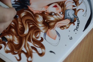 Coloring with COPIC Markers