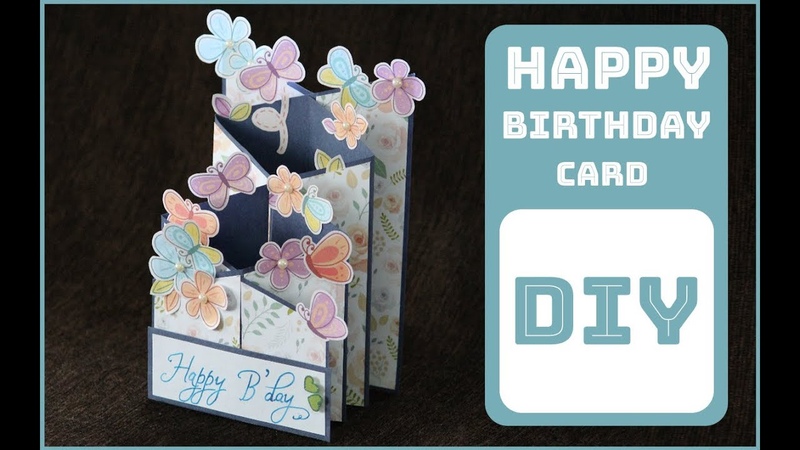 Cascading Card for SCRAPBOOK, Greeting Cards for