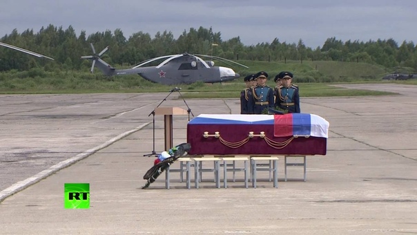 В Псковской области прошла церемония прощания с погибшим в