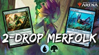 2-Drop Merfolk MTG Arena | 2 Converted Mana Cost Merfolk Tribal Deck in GRN Standard