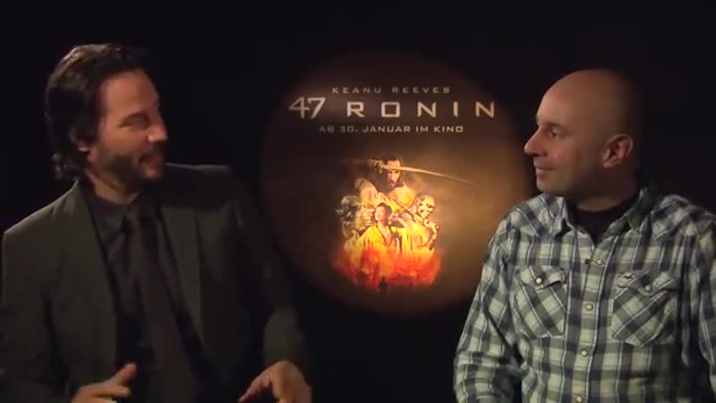 Interview KEANU REEVES 47 Ronin MATRIX spricht deutsch speaks