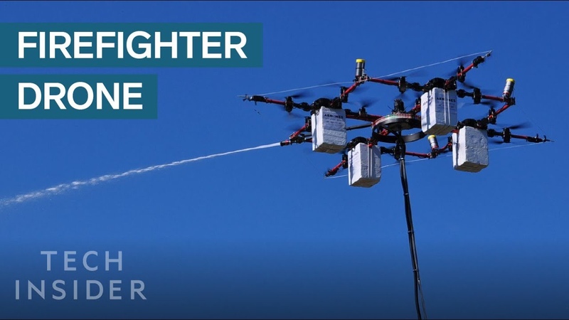 Drone Could Help Firefighters By Putting Out