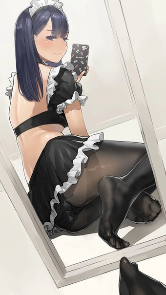 Shorts maid feet domination