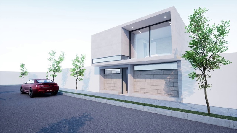 Plano de casa de 7x12 metros
