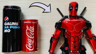 Homemade Armored Deadpool Using Soda Cans | Ironpool | Save those Cans