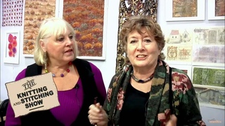Jan Beaney and Jean Littlejohn are 'Double Trouble' at the 2009 Harrogate Knitting & Stitching Show